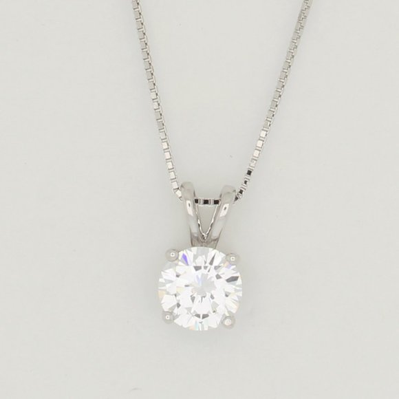 Jewelry - Stunning Sterling Silver Cubic Zirconia Necklace